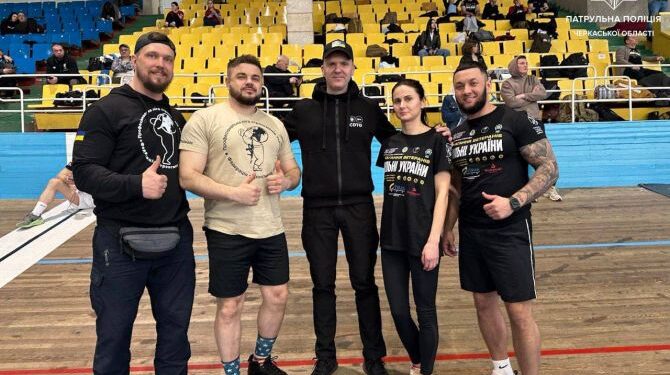 Черкаські патрульні здобули перемоги у Всеукраїнському турнірі зі стронгмену для ветеранів війни  — Новости Черкасс