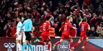 Дания минимально выиграла у Португалии в первом матче плей-офф Лиги наций