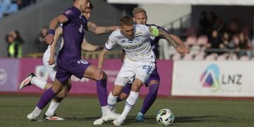 «Динамо» чудом выиграло у «ЛНЗ» в Украинской Премьер-лиге