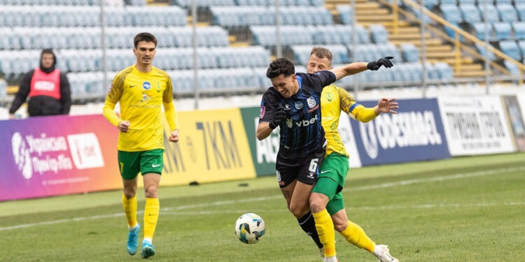 Гол Дмитра Шастала приніс «Лівому Берегу» другу перемогу в цьому сезоні над «Чорноморцем»