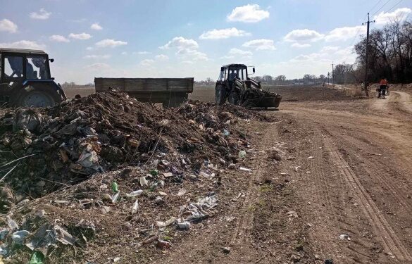 На Золотоніщині ліквідували стихійне сміттєзвалище, яке існувало близько 20 років