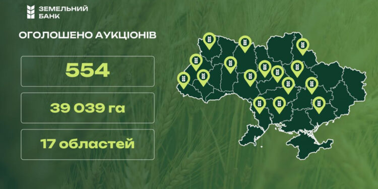 Прозорі аукціони в межах «Земельного банку»: Житомирщина має понад 80 пропозицій | Журнал Житомира