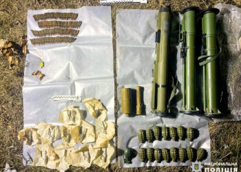 Радивилівські поліцейські встановлюють походження боєприпасів, які випадково знайшли у полі