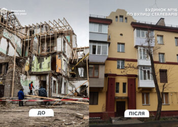 У Запоріжжі майже відновили будинок по вулиці Сталеварів, 16 – зазнав значних пошкоджень внаслідок ракетного удару 6 жовтня 2022 року | Новости Запорожья