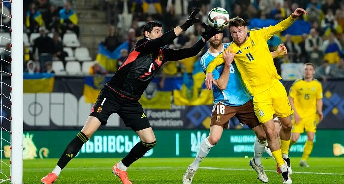 Украина с камбэком обыграла Бельгию и сделала заявку на повышение в классе Лиги наций