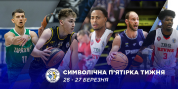 Визначено символічну п’ятірку дванадцятого тижня Суперліги Favbet – Федерація баскетболу України