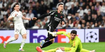 «Арсенал» повторно выиграл у «Реала» и прошел в ½ финала Лиги чемпионов