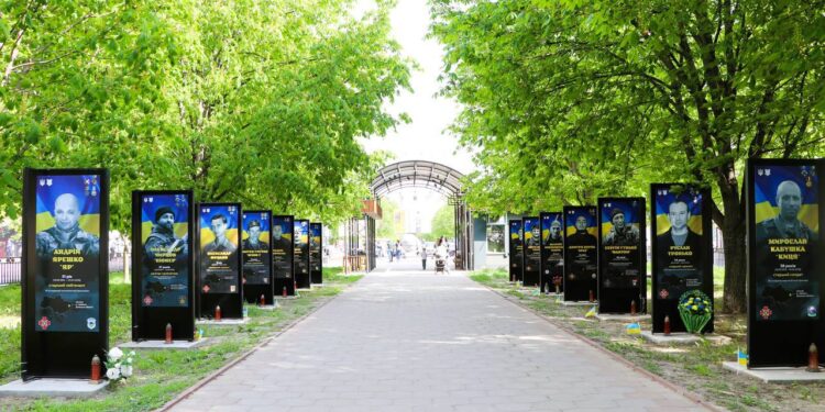 На Алеї Героїв встановлять ще 75 конструкцій- ПОЛТАВА СЬОГОДНІ