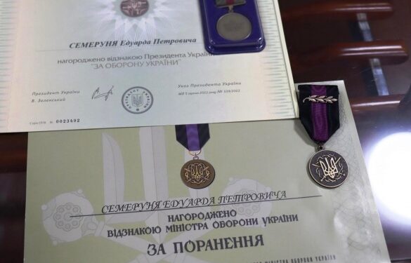 На Черкащині державними нагородами відзначили двох захисників