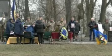На Черкащині голова однієї із громад через свою промову на похороні воїна потрапив у скандал