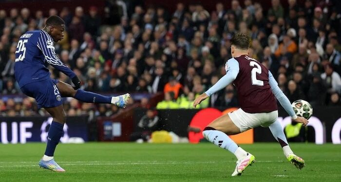 «ПСЖ» проиграл «Астон Вилле», но прошел в полуфинал Лиги чемпионов