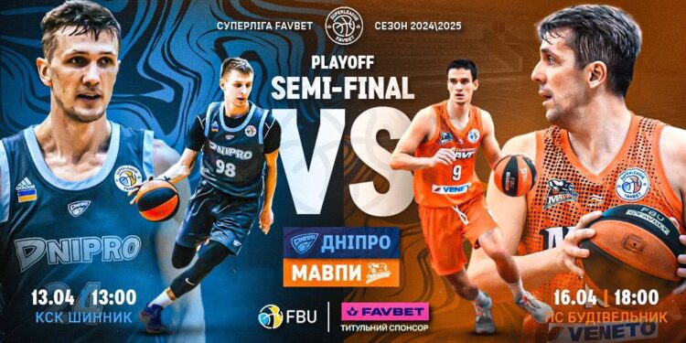 Суперліга Favbet: розклад трансляцій другого раунду плейоф – Федерація баскетболу України