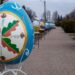 У Дубні до Великодня встановили Алею писанок
