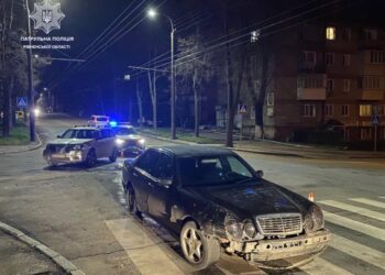 У Рівному в ДТП потрапили автівки, один водій якої був з ознаками наркотичного сп’яніння, а інший – алкогольного