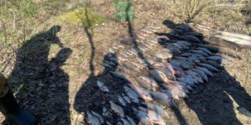 Водний патруль на Дніпрі виявив чоловіка, що рибалив за допомогою сітки — Новини Черкащіни