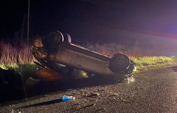 На Черкащині у ДТП перекинулася автівка: водій загинув