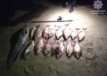На Черкащині водний патруль виявив браконьєра, який незаконно виловлював рибу