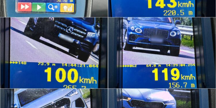 На Рівненщині у квітні 2600 водіїв перевищили дозволену швидкість руху — патрульна поліція