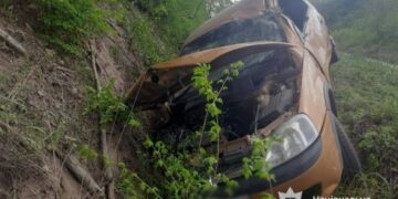 У Черкаському районі 82-річна водійка з’їхала в кювет, де авто перекинулося: у ДТП загинув пасажир (ФОТО)