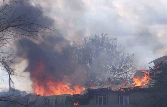 У Черкаському районі зайнялися житловий будинок, прибудова та гараж