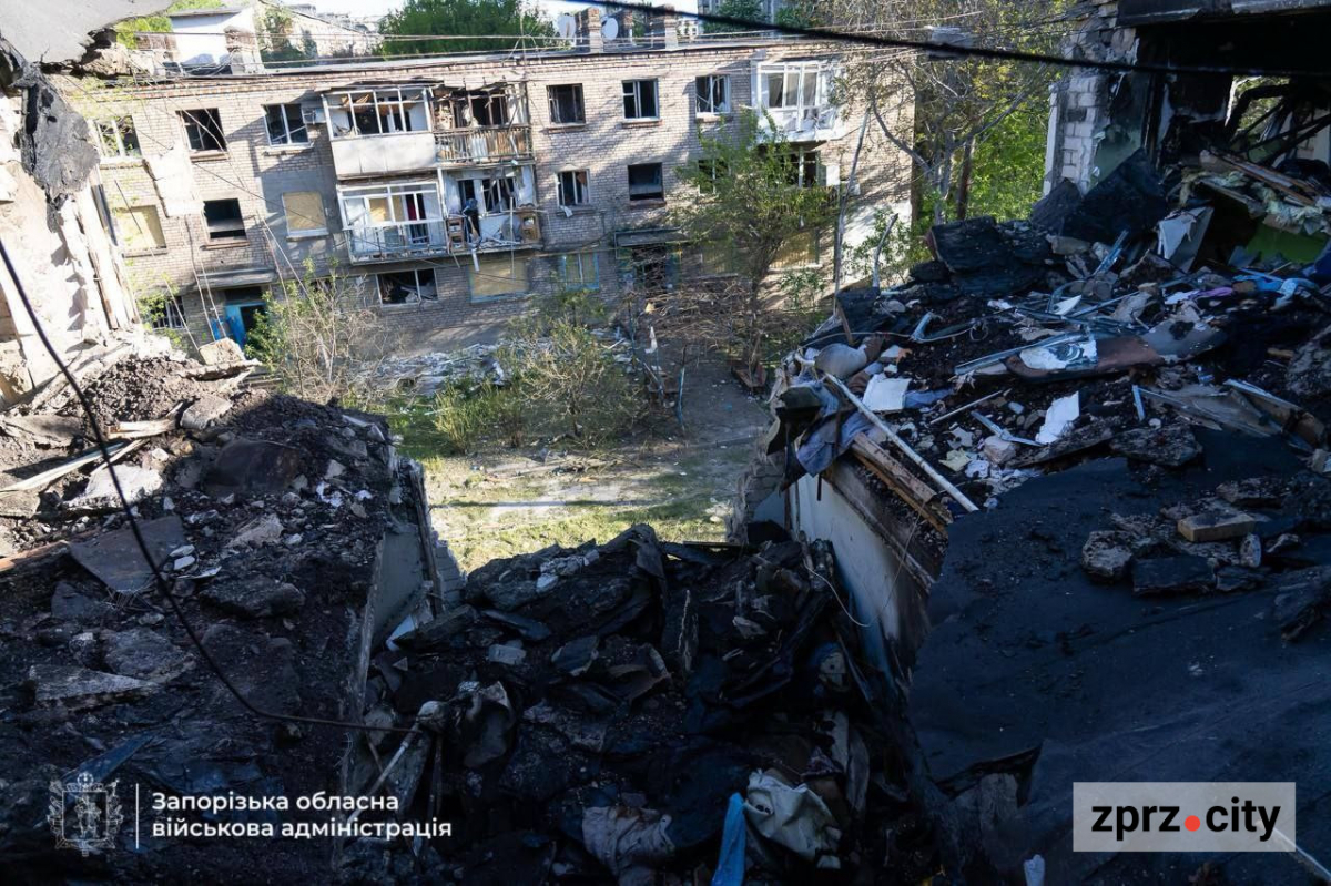 У Запоріжжі понівечений російським дроном будинок можуть знести — що відомо