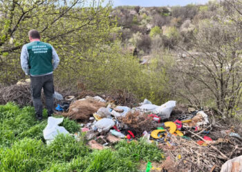 У Запоріжжі в районі вулиці Арочної екоінспектори виявили гори сміття – звалище розкинулось на майже півтори тисячи квадратних метра | Новости Запорожья