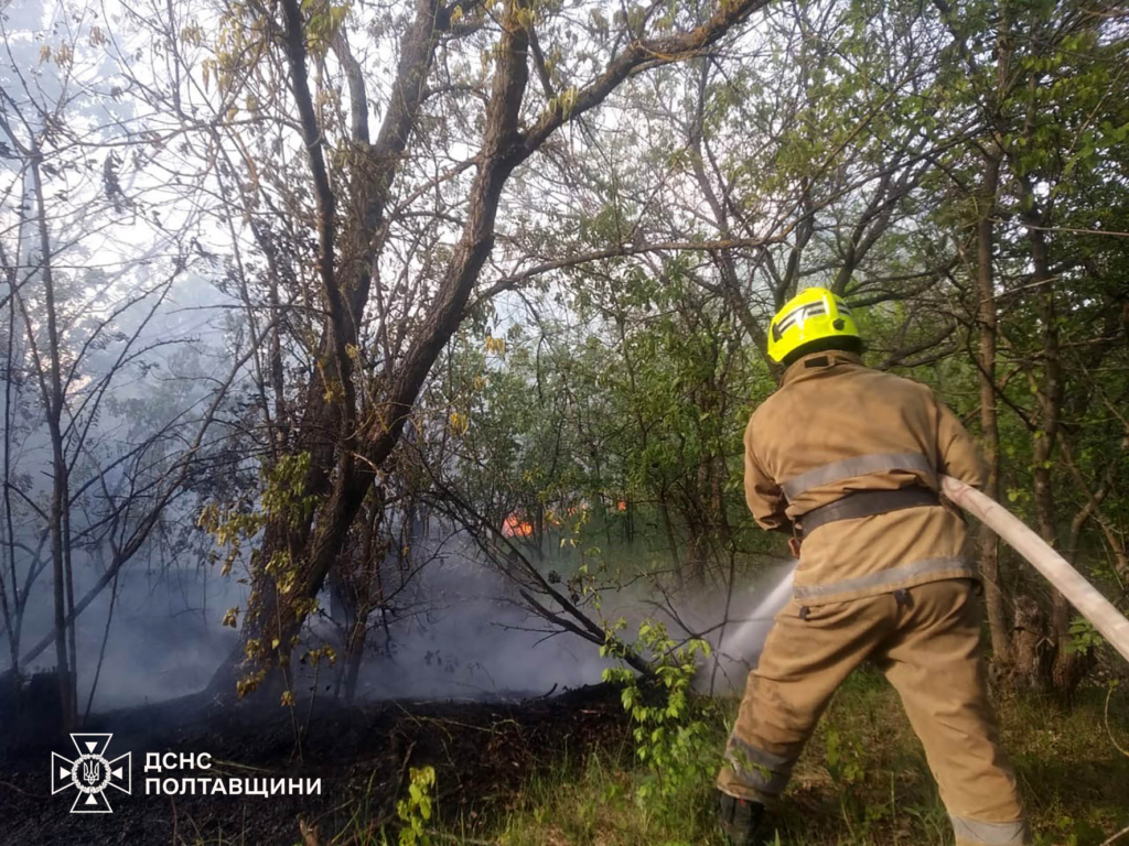 Полтавщина палає