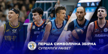 Визначено першу символічну збірну сезону Суперліги Favbet 2024/25 – Федерація баскетболу України