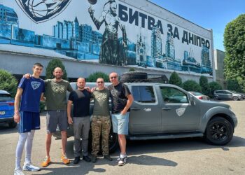 БК Дніпро передав авто для ЗСУ – Федерація баскетболу України