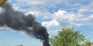 Російська атака по Запоріжжю спричинила пожежу на об’єкті інфраструктури – попередньо жертв немає | Новости Запорожья