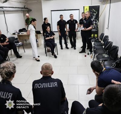 У Миколаєві поліцейські з прифронтових регіонів підвищували знання із міжнародного гуманітарного права » Миколаївський Оглядач