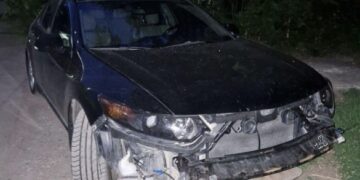 В Умані п’яний водій в’їхав у паркан