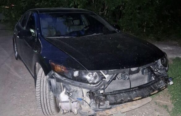 В Умані п’яний водій в’їхав у паркан