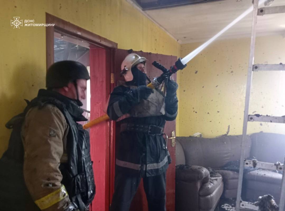 Ворожий обстріл Житомирщини у ніч на 1 червня: пошкоджено 10 об'єктів