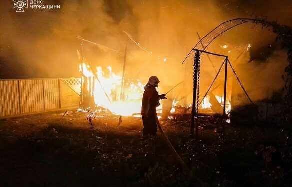 Недопалок спричинив масштабну пожежу на Золотоніщині