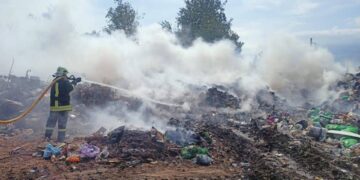 У Брусилові горіло сміттєзвалище: причину з’ясовують | Журнал Житомира