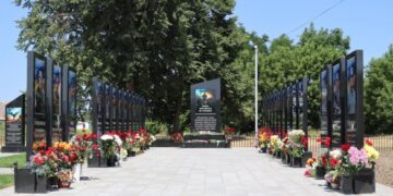 У Черкаському районі відкрили Алею Слави на честь полеглих Героїв