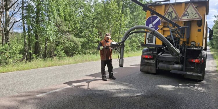 У Малині почали ремонтувати дорогу в напрямку Житомира | Журнал Житомира