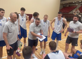 Валерій Плеханов: Матч з Латвією вийшов бойовим — максимально наближеним до офіційного за швидкостями та контактом – Федерація баскетболу України