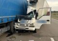 Водій Isuzu здійснив наїзд на вантажний автомобіль DAF — Новости Черкасс