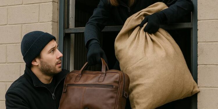 Житель Шепетівщини з дружиною у портфелі та мішку виносили чуже майно —Хмельнитчина