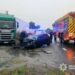 На Смілянщині водій в’їхав у припарковану вантажівку: постраждали троє людей