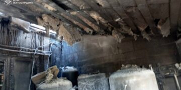 На Житомирщині горіла ферма, де перебували 100 корів | Журнал Житомира