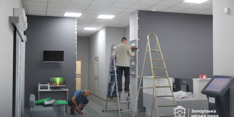 У Запоріжжі завершують ремонт у Центральному ЦНАПі – подробиці | Новости Запорожья