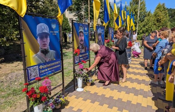 У Звенигородській громаді відкрили Алею Пам’яті і Слави