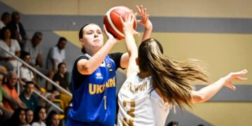 Україна – Великобританія: відеотрансляція жіночого чемпіонату Європи U-20 – Федерація баскетболу України