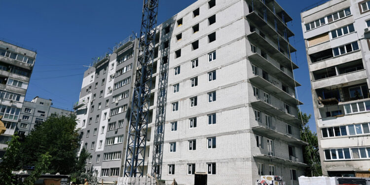 Відбудова двох багатоповерхівок на вулиці Запорізькій, фото – на якому етапі роботи | Новости Запорожья