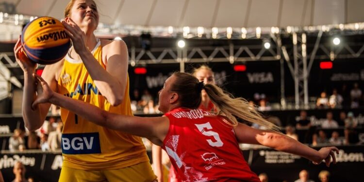 Жіноча збірна U-23 розпочала п’ятий стоп Ліги націй 3х3 з перемоги – Федерація баскетболу України