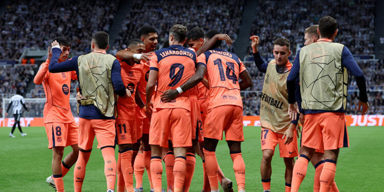 «Барселона» выиграла у «Ньюкасла» в Лиге чемпионов