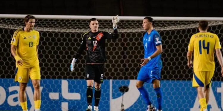 Квалификация ЧМ-2026. Украина с конфузами разыграла ничью в матче против Азербайджана